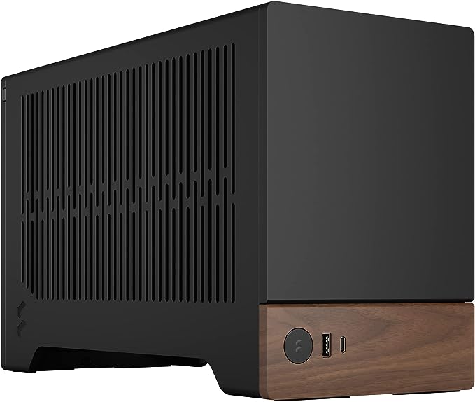 Fractal Design Terra Graphite - Wood Walnut Front Panel - Small Form Factor - Mini ITX Gaming case