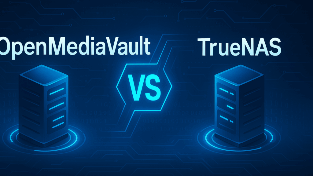OpenMediaVailt vs. TrueNAS both systems compared side-by-side